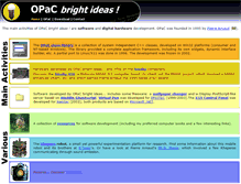 Tablet Screenshot of opac.ch
